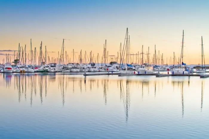 Framed Print : Moreton Bay Marina Framed Print : Moreton Bay Marina
