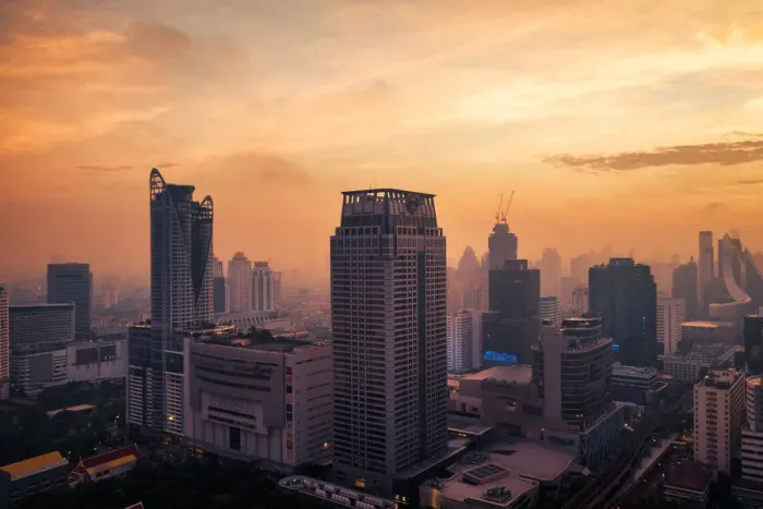Framed Print : Morning Bangkok