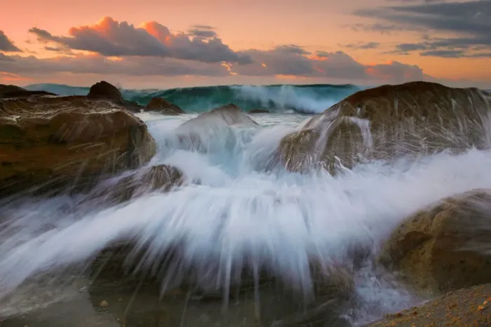Framed Print : Morning swell