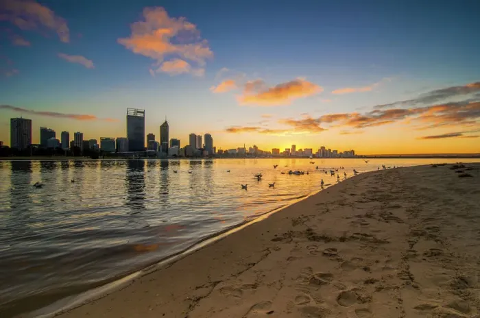 Framed Print : Morning View of Perth City Framed Print : Morning View of Perth City