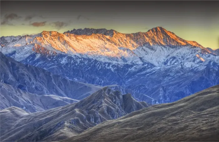 Framed Print : Mount Aurum Dawn, South Island, New Zealand