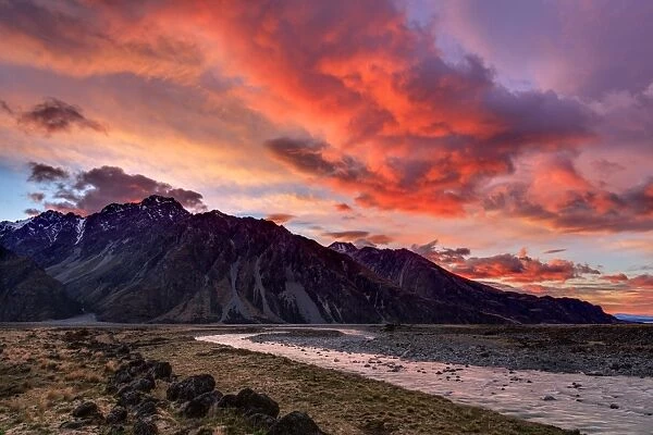 Mount Cook National Park sunrise