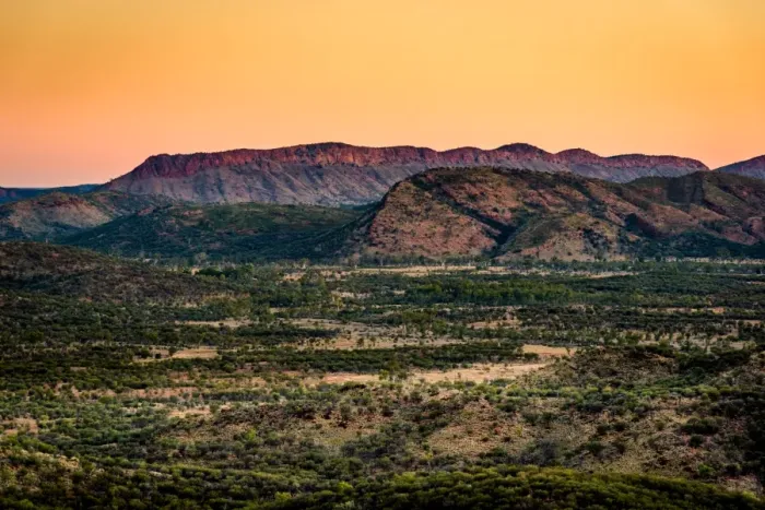 Framed Print : Mount Gillen at West Macdonnell Ranges
