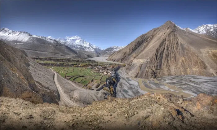 Framed Print : Mountain view near Dzarkot, Mustang region, Western Himalayas, Nepal
