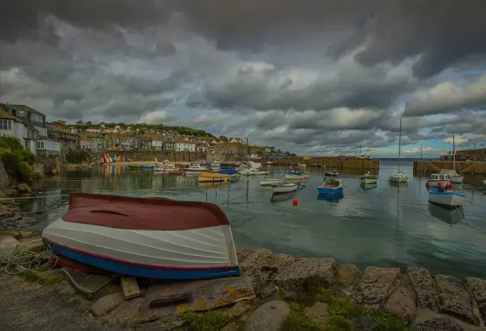 Framed Print : Mousehole harbour