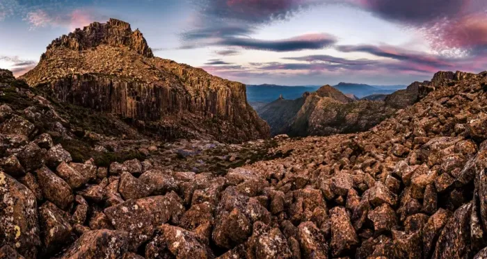 Framed Print : Mt Anne at Eliza Plateau in South West Tasmania Framed Print : Mt Anne at Eliza Plateau in South West Tasmania