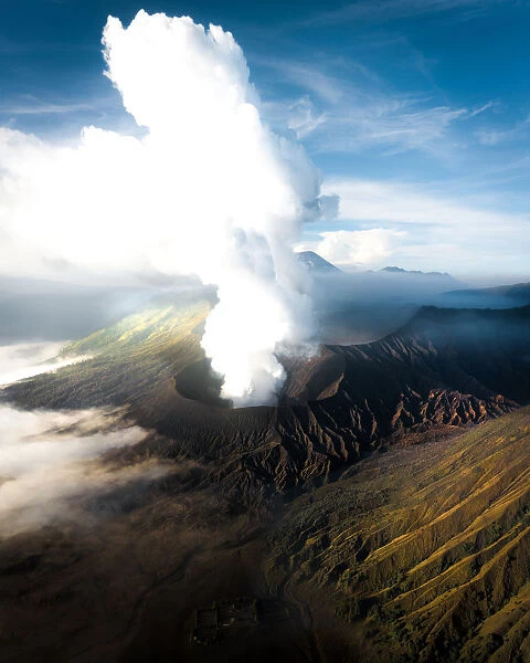 Mt Bromo Active Volcano