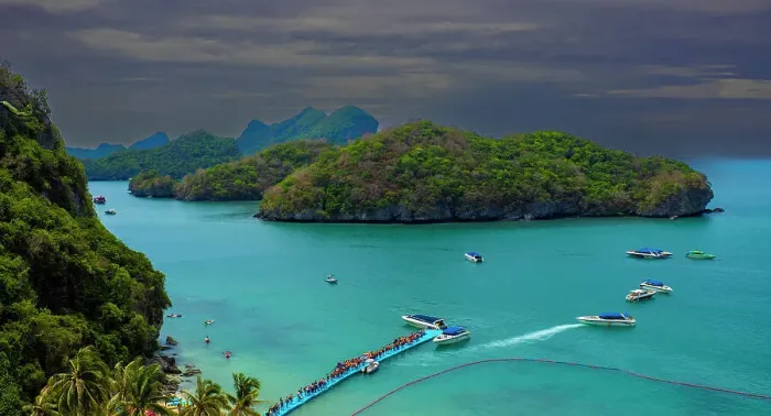 Framed Print : Mu Ko Ang Thong National Marine Park, Ko Samui, Thailand Framed Print : Mu Ko Ang Thong National Marine Park, Ko Samui, Thailand