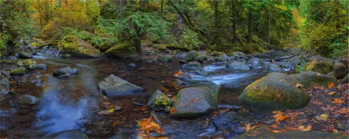 Framed Print : Multnomah creek, Columbia river gorge, Oregon, USA Framed Print : Multnomah creek, Columbia river gorge, Oregon, USA