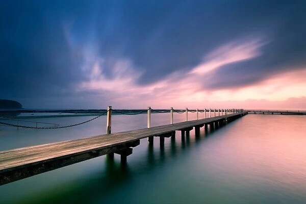 Narrabeen Pool Jetty at Sunrise