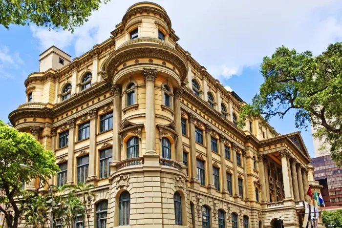 Framed Print : National Library, Rio De Janeiro, Brazil
