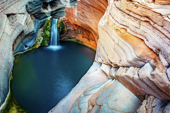 Framed Print : natural Pool, Karijini, Australia Framed Print : natural Pool, Karijini, Australia