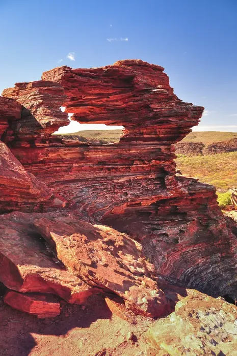 Framed Print : Natures Window in Kalbarri