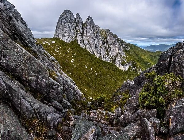 The Needles area in Eastern Arthurs Range, Tasmania