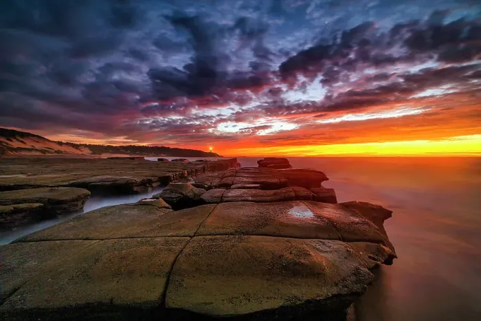 Framed Print : Norah Head sunrise