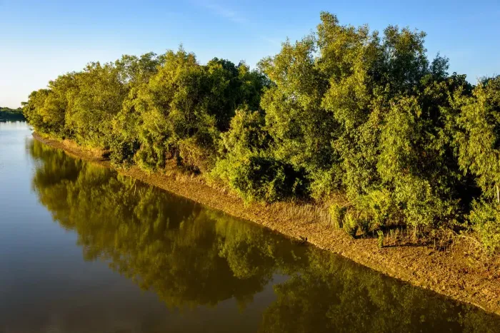 Framed Print : Norman River in Normanton, Queensland Framed Print : Norman River in Normanton, Queensland