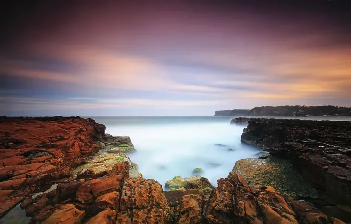 Framed Print : North Avoca sunset