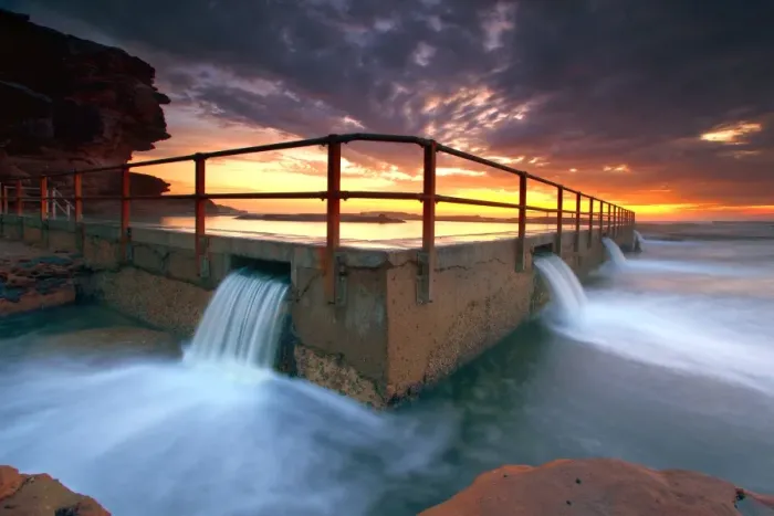 Framed Print : North Curl Curl tidal pool, Sydney, Australia Framed Print : North Curl Curl tidal pool, Sydney, Australia