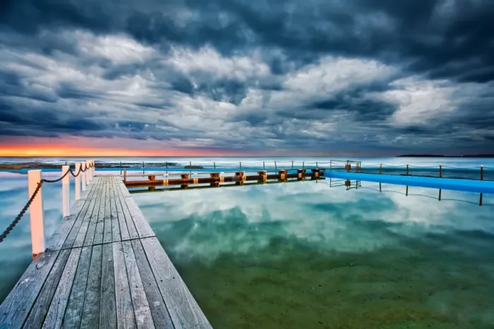 Framed Print : North Narrabeen tidal pool