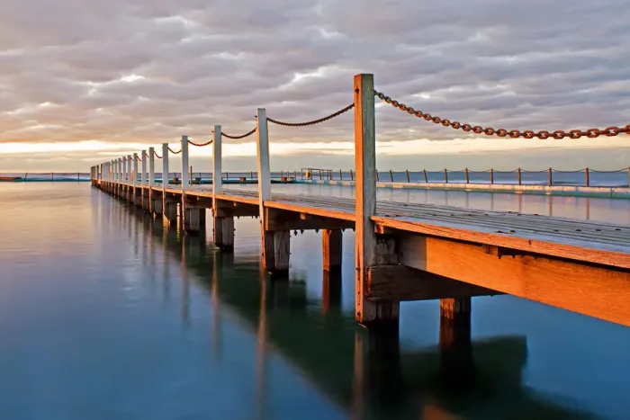 Framed Print : North Narrabeen tidal rock pool