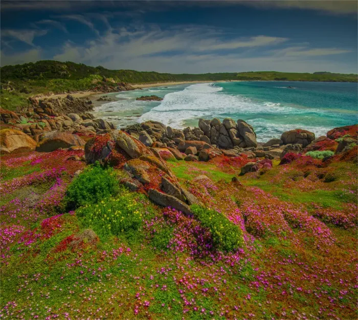 Framed Print : Northern coastline of King Island at Disappointment bay Framed Print : Northern coastline of King Island at Disappointment bay