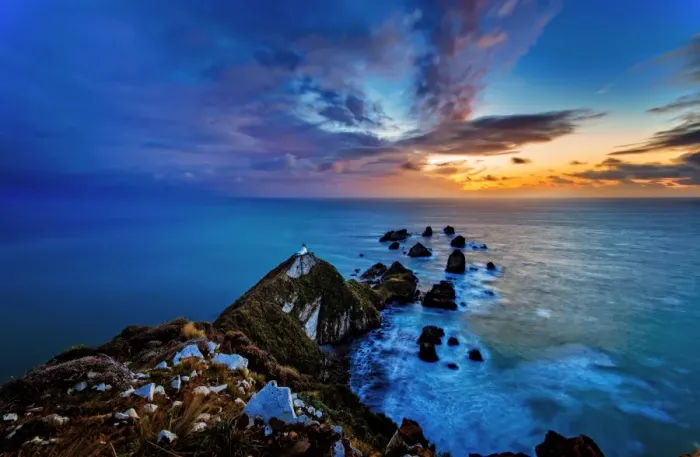 Framed Print : Nugget Point New Zealand