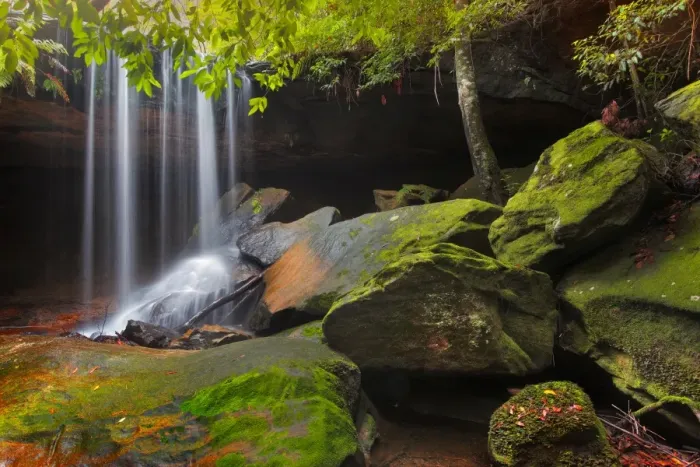 Framed Print : Oakland Falls, Blue Mountains, Australia