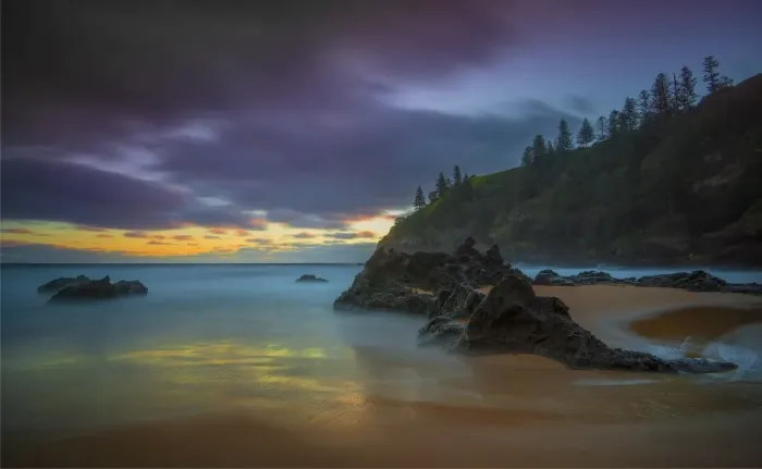 Framed Print : Ocean Dusk