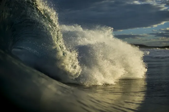Framed Print : ocean water, wave, lifestyle, surfer, pit, pipe