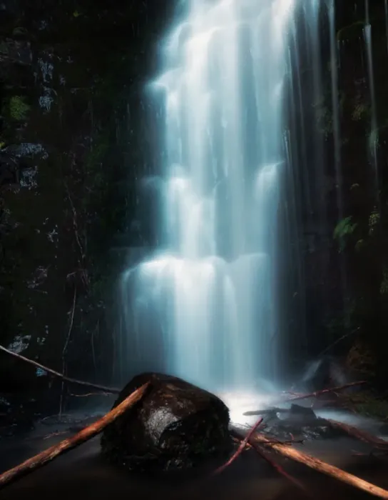 Framed Print : O'Gradys Falls Hobart