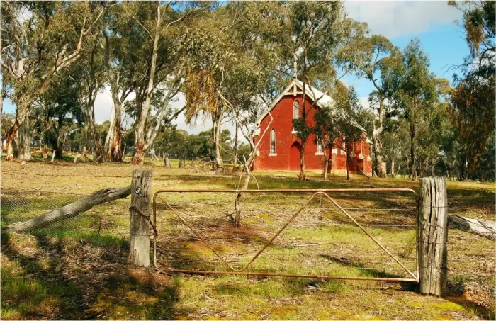 Framed Print : Old country church near Dalyesford, Victoria, Australia Framed Print : Old country church near Dalyesford, Victoria, Australia