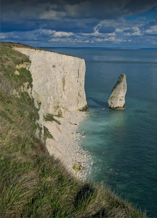 Framed Print : Old Harry Rocks, Dorset coastline, England, United Kingdom Framed Print : Old Harry Rocks, Dorset coastline, England, United Kingdom
