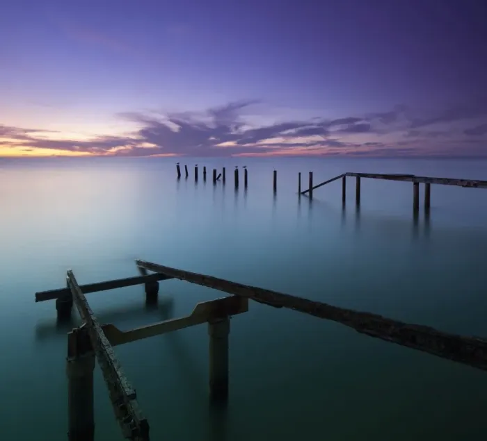 Framed Print : The old Jetty