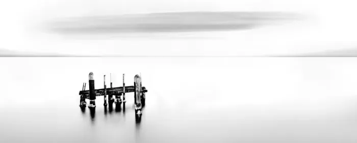 Framed Print : Old Jetty over water