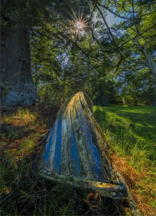 Framed Print : Old Lighter boat