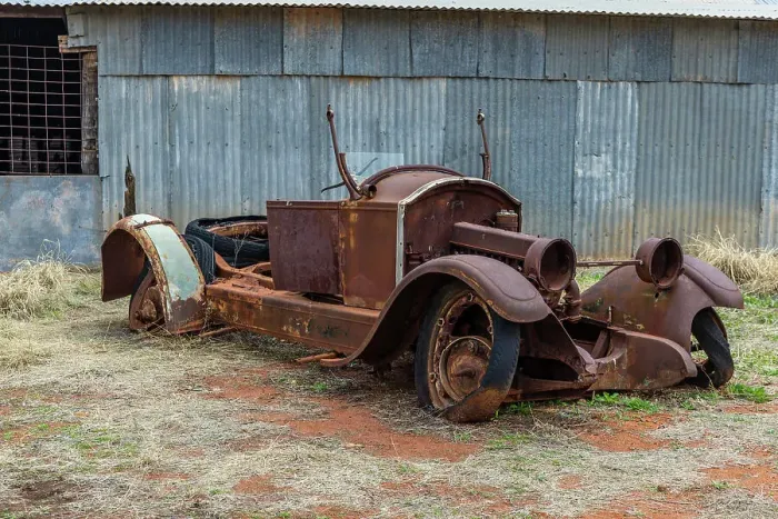Framed Print : Old model T Ford