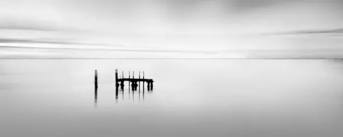 Framed Print : Old pier over water Framed Print : Old pier over water