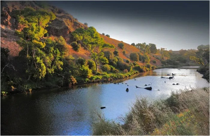 Framed Print : Onkaparinga river gorge, Fleurieu Peninsula South Australia Framed Print : Onkaparinga river gorge, Fleurieu Peninsula South Australia