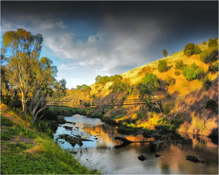Framed Print : Onkaparinga river gorge, Fleurieu Peninsula South Australia Framed Print : Onkaparinga river gorge, Fleurieu Peninsula South Australia