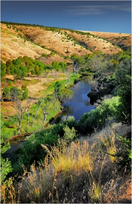 Framed Print : Onkaparinga river gorge, Fleurieu Peninsula South Australia