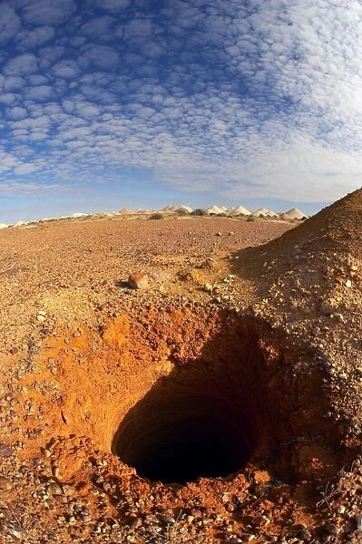 Opal mining area in Coober Pedy in the South Australian Outback