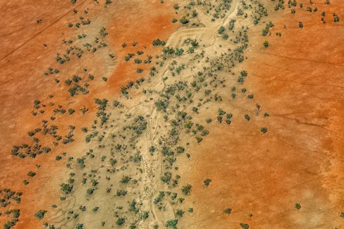 Framed Print : Outback Australia in drought from the Air Framed Print : Outback Australia in drought from the Air