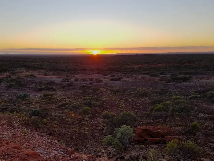 Framed Print : Outback Sunrise