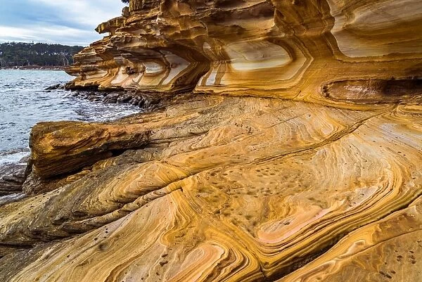 Painted Cliffs of Maria Island, Tasmania