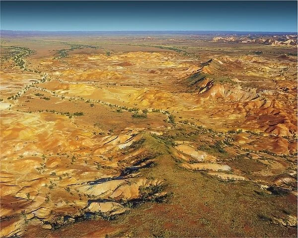 The Painted hills, an area of outstanding natural beauty in the arid region of Anna Creek, outback South Australia