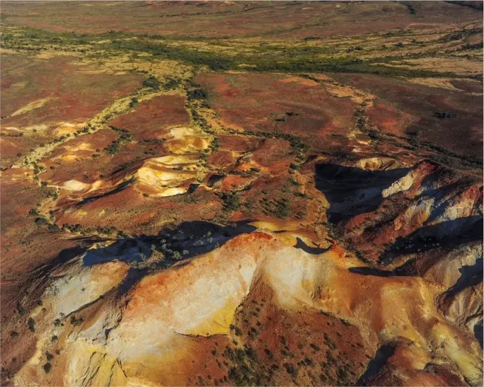 Framed Print : The Painted hills, an area of outstanding natural beauty in the arid region of Anna Creek, outback South Australia Framed Print : The Painted hills, an area of outstanding natural beauty in the arid region of Anna Creek, outback South Australia