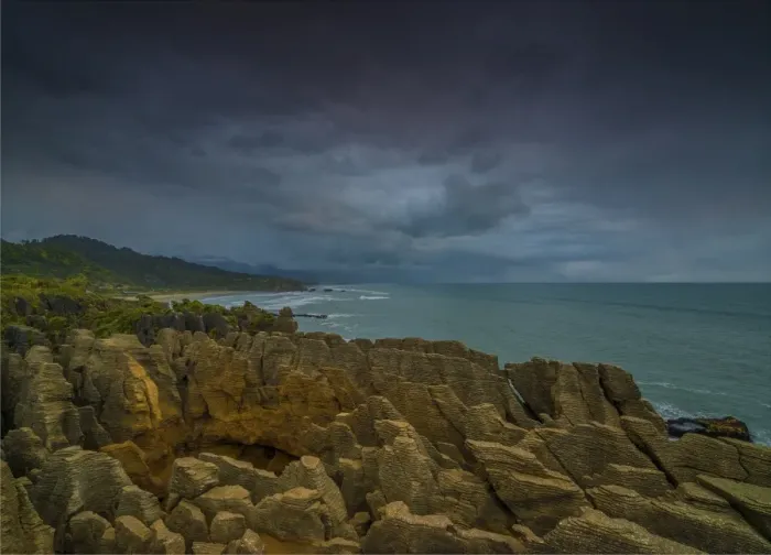 Framed Print : Pancake rocks, Punakaiki, west coast, south island, New Zealand Framed Print : Pancake rocks, Punakaiki, west coast, south island, New Zealand