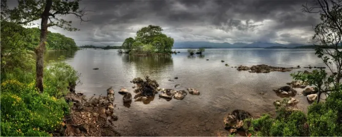 Framed Print : Panorama of the Eastern shoreline, Loch Lomond, Scotland Framed Print : Panorama of the Eastern shoreline, Loch Lomond, Scotland