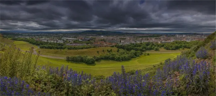 Framed Print : Panorama of Edinburgh city Framed Print : Panorama of Edinburgh city