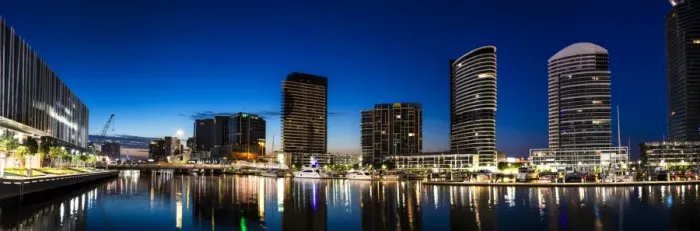 Framed Print : Panorama Webbridge South Wharf
